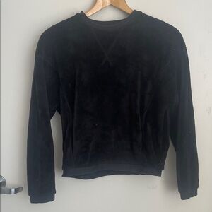 Athleta Black Crewneck Kids Jacket